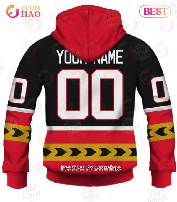 Personalized Vintage NHL Ottawa Senators Jersey 3D Hoodie