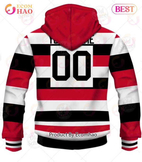 Personalized Vintage NHL Ottawa Senators, St. Louis Eagles Jersey 3D Hoodie