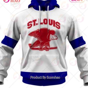 Personalized Vintage NHL St. Louis Eagles, Ottawa Senators Jersey 3D Hoodie