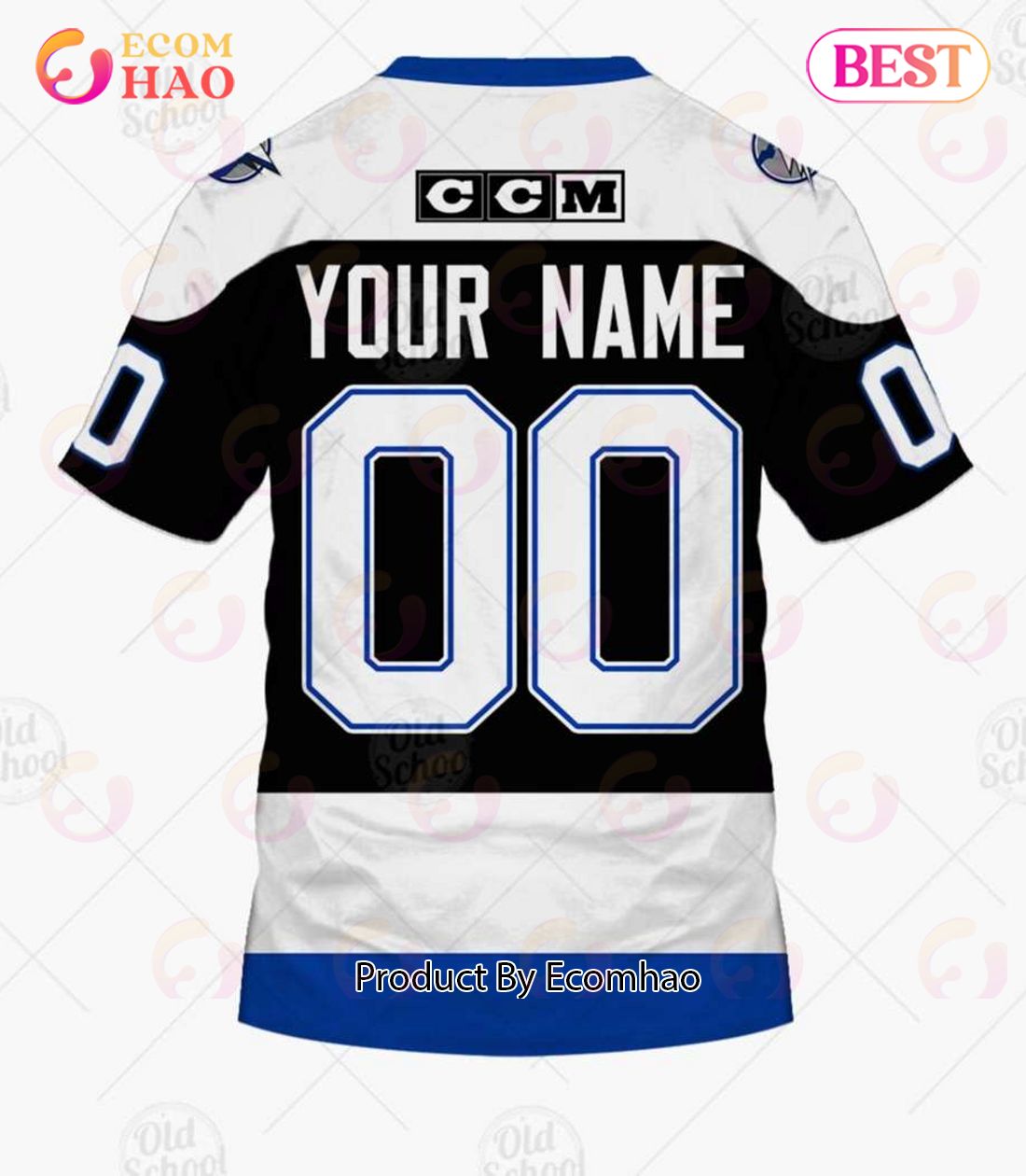 Personalized NHL Tampa Bay Lightning Vintage Black 3D Hoodie For Men Women  - T-shirts Low Price