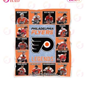 Philadelphia Flyers Legends Quilt, Fleece Blanket