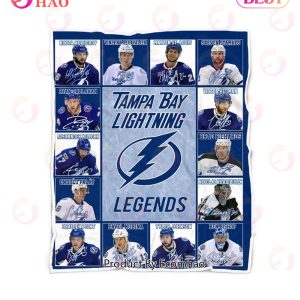 Tampa Bay Lightning Legends Quilt, Fleece Blanket