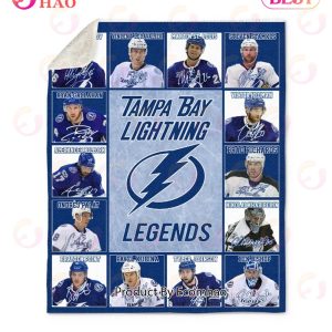 Tampa Bay Lightning Legends Quilt, Fleece Blanket