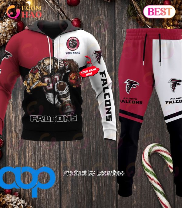 Atlanta Falcons NFL Personalized Combo 3D Hoodie, Zip Hoodie And Joggers Sports Fans