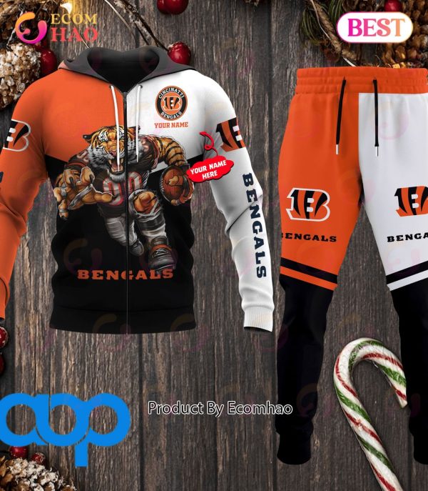 Cincinnati Bengals NFL Personalized Combo 3D Hoodie, Zip Hoodie And Joggers Sports Fans