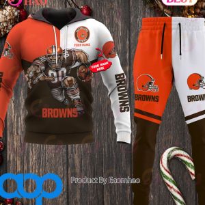 Cleveland Browns NFL Personalized Combo 3D Hoodie, Zip Hoodie And Joggers Sports Fans