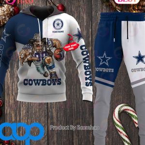 Dallas Cowboys NFL Personalized Combo 3D Hoodie, Zip Hoodie And Joggers Sports Fans