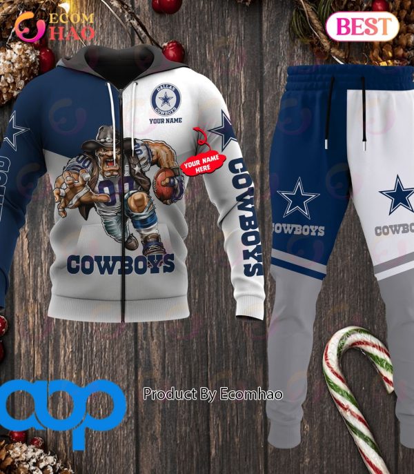 Dallas Cowboys NFL Personalized Combo 3D Hoodie, Zip Hoodie And Joggers Sports Fans