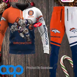 Denver Broncos NFL Personalized Combo 3D Hoodie, Zip Hoodie And Joggers Sports Fans