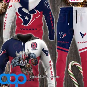 Houston Texans NFL Personalized Combo 3D Hoodie, Zip Hoodie And Joggers Sports Fans