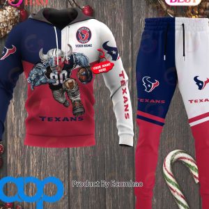 Houston Texans NFL Personalized Combo 3D Hoodie, Zip Hoodie And Joggers Sports Fans