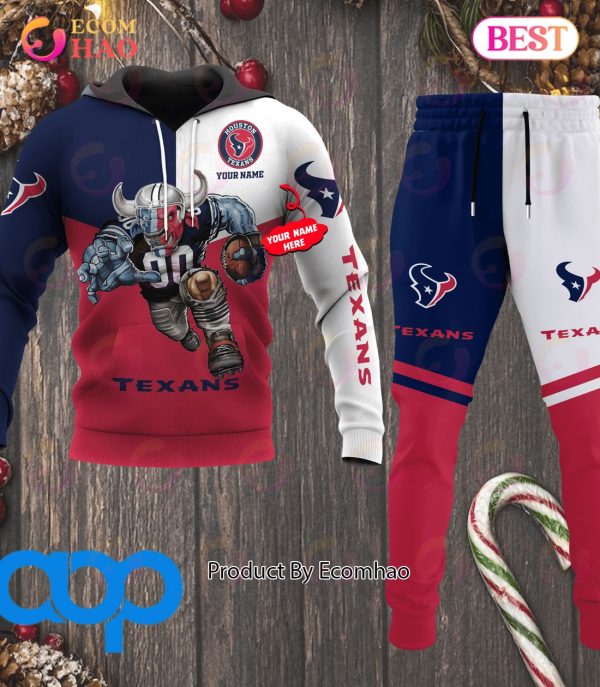 Houston Texans NFL Personalized Combo 3D Hoodie, Zip Hoodie And Joggers Sports Fans