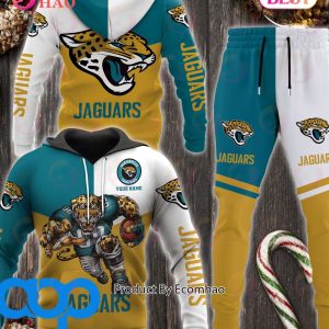 Jacksonville Jaguars NFL Personalized Combo 3D Hoodie, Zip Hoodie And Joggers Sports Fans