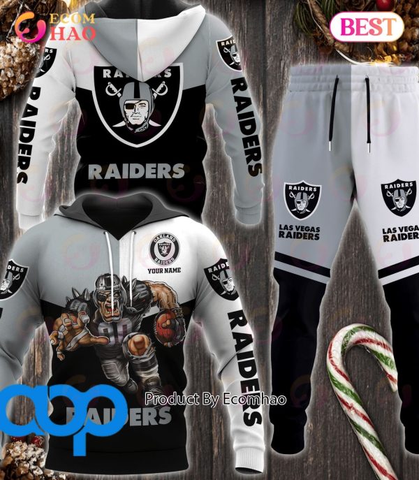 Las Vegas Raiders NFL Personalized Combo 3D Hoodie, Zip Hoodie And Joggers Sports Fans