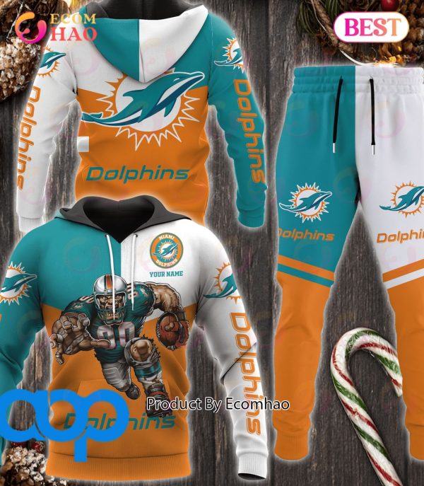 Miami Dolphins NFL Personalized Combo 3D Hoodie, Zip Hoodie And Joggers Sports Fans
