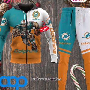 Miami Dolphins NFL Personalized Combo 3D Hoodie, Zip Hoodie And Joggers Sports Fans