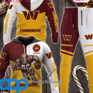 Washington Commanders NFL Personalized Combo 3D Hoodie, Zip Hoodie And Joggers Sports Fans