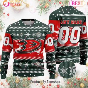 NHL Anaheim Ducks Specialized For Chrismas Season 3D Sweater