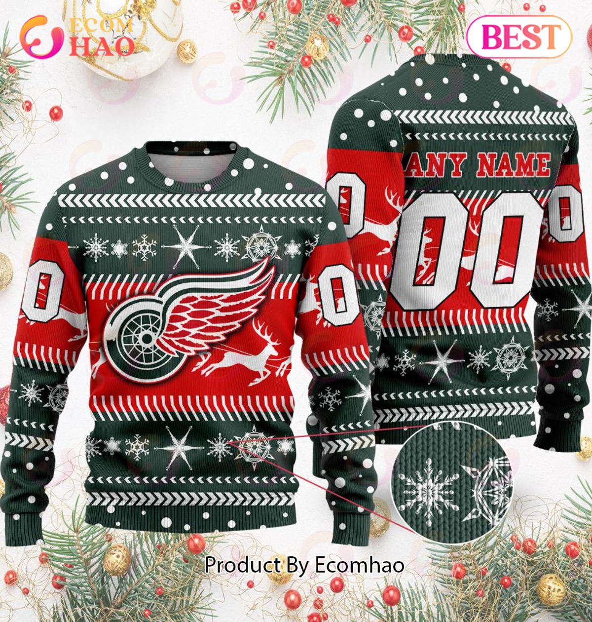 NHL Montreal Canadiens Specialized For Chrismas Season 3D Sweater