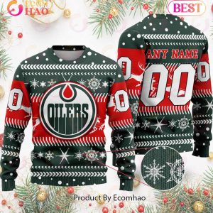 NHL Edmonton Oilers Specialized For Chrismas Season 3D Sweater