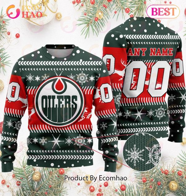 NHL Edmonton Oilers Specialized For Chrismas Season 3D Sweater