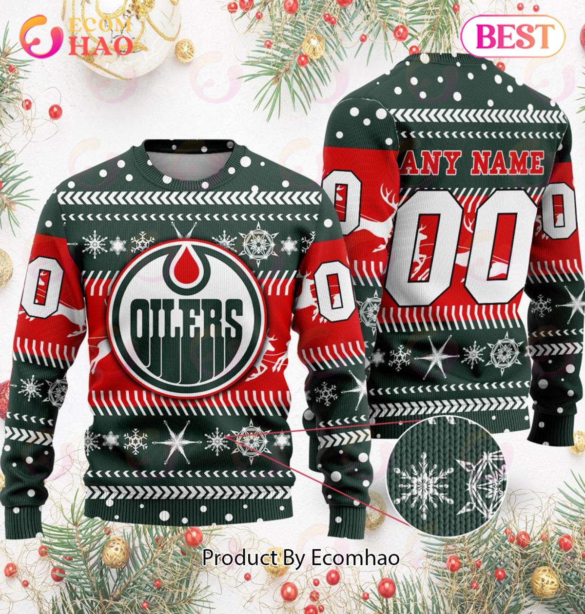 NHL Minnesota Wild Specialized For Chrismas Season 3D Sweater