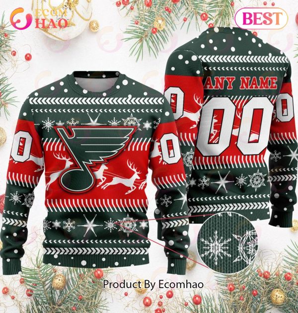 NHL St. Louis Blues Specialized For Chrismas Season 3D Sweater