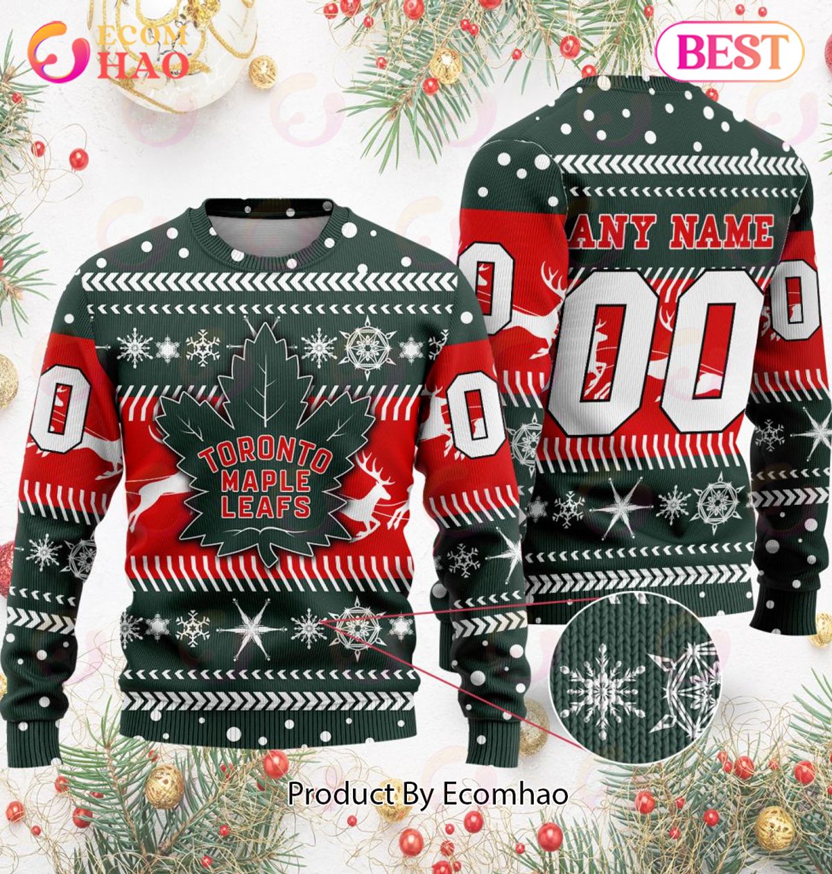 NHL Seattle Kraken Specialized For Chrismas Season 3D Sweater