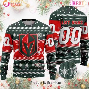 NHL Vegas Golden Knights Specialized For Chrismas Season 3D Sweater