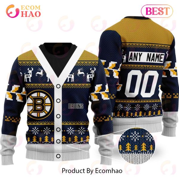 NHL Boston Bruins Specialized Unisex Sweater For Chrismas Season