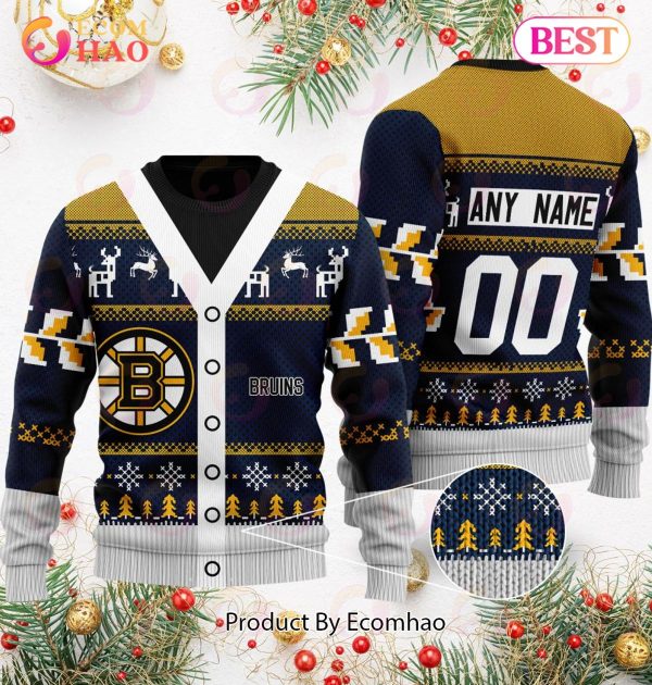 NHL Boston Bruins Specialized Unisex Sweater For Chrismas Season
