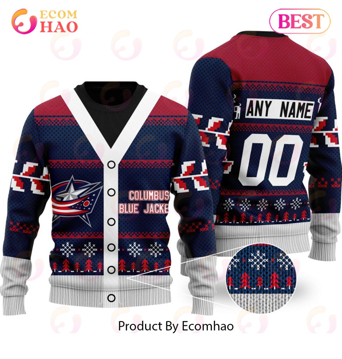 NHL Detroit Red Wings Specialized Unisex Sweater For Chrismas Season