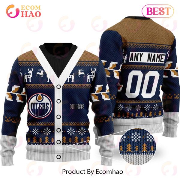 NHL Edmonton Oilers Specialized Unisex Sweater For Chrismas Season