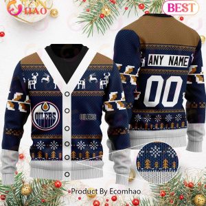 NHL Edmonton Oilers Specialized Unisex Sweater For Chrismas Season