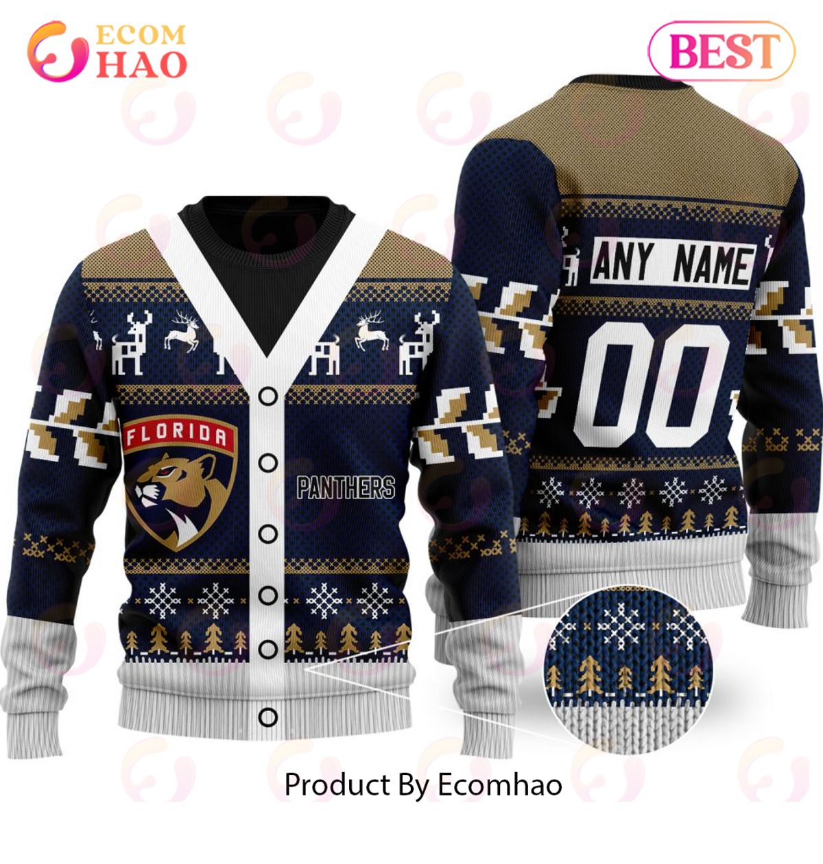 NHL Florida Panthers Specialized Unisex Sweater For Chrismas Season