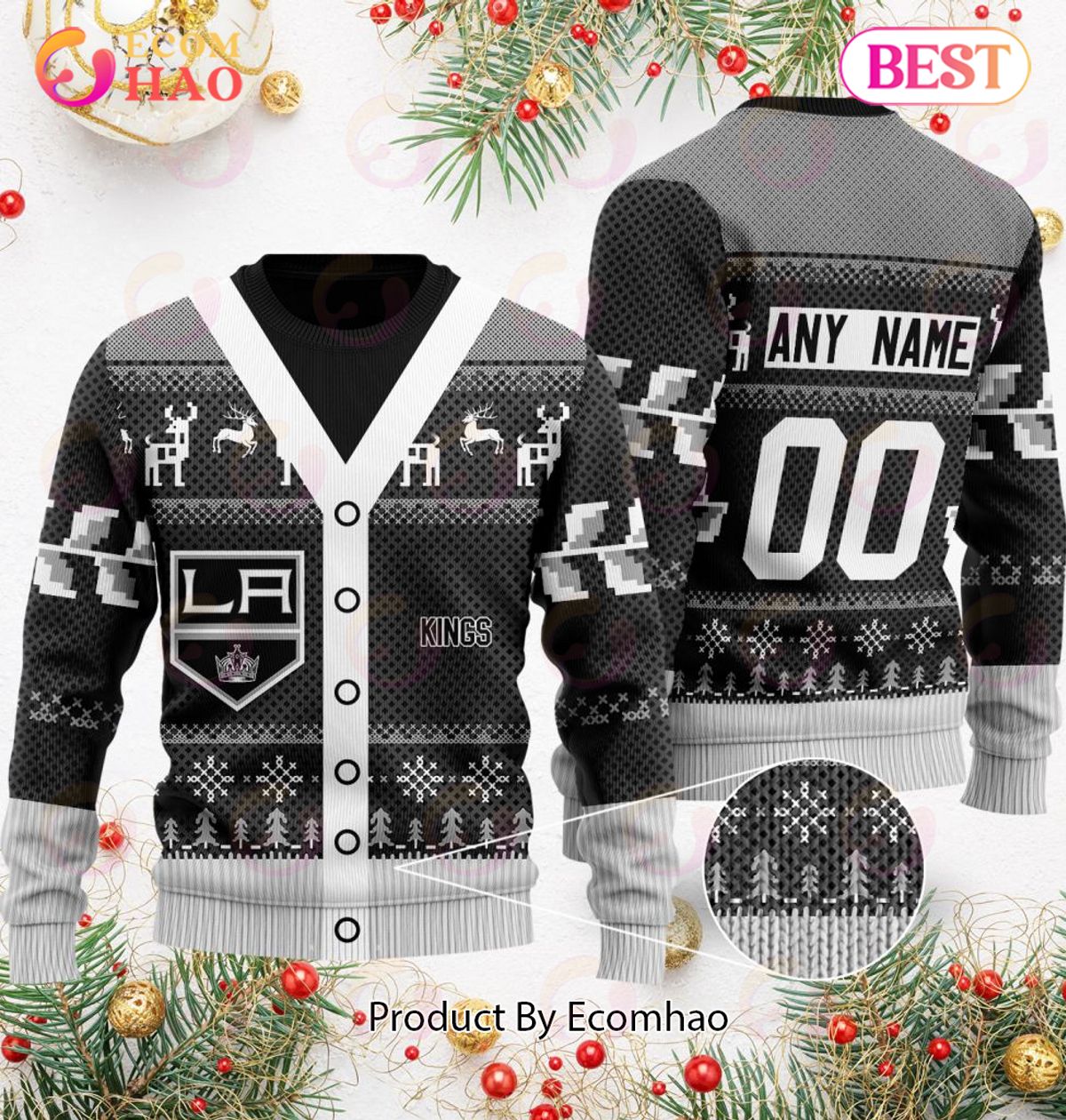 NHL Los Angeles Kings Specialized Unisex Sweater For Chrismas Season