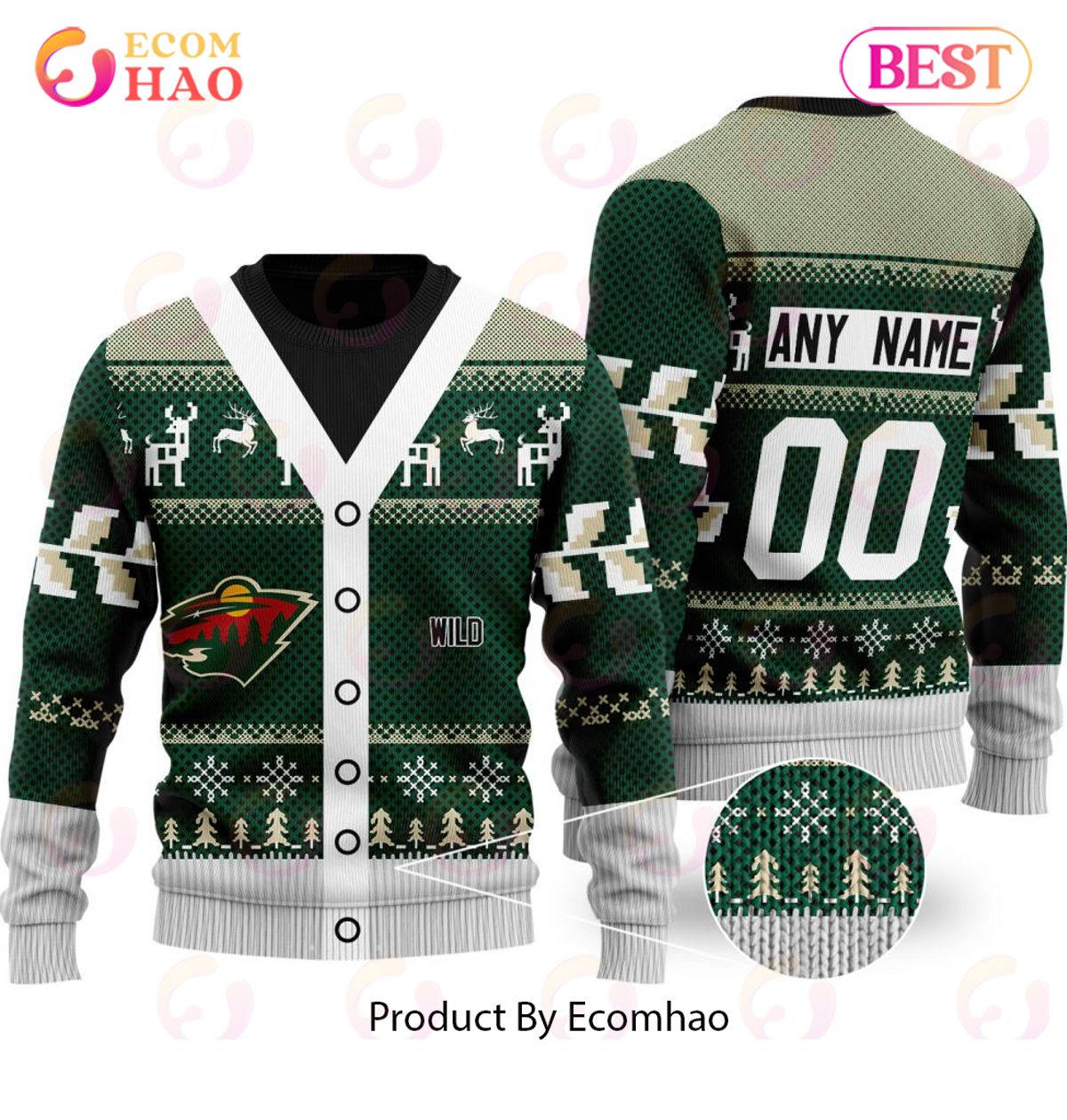 NHL Minnesota Wild Specialized Unisex Sweater For Chrismas Season