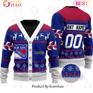 NHL New York Rangers Specialized Unisex Sweater For Chrismas Season