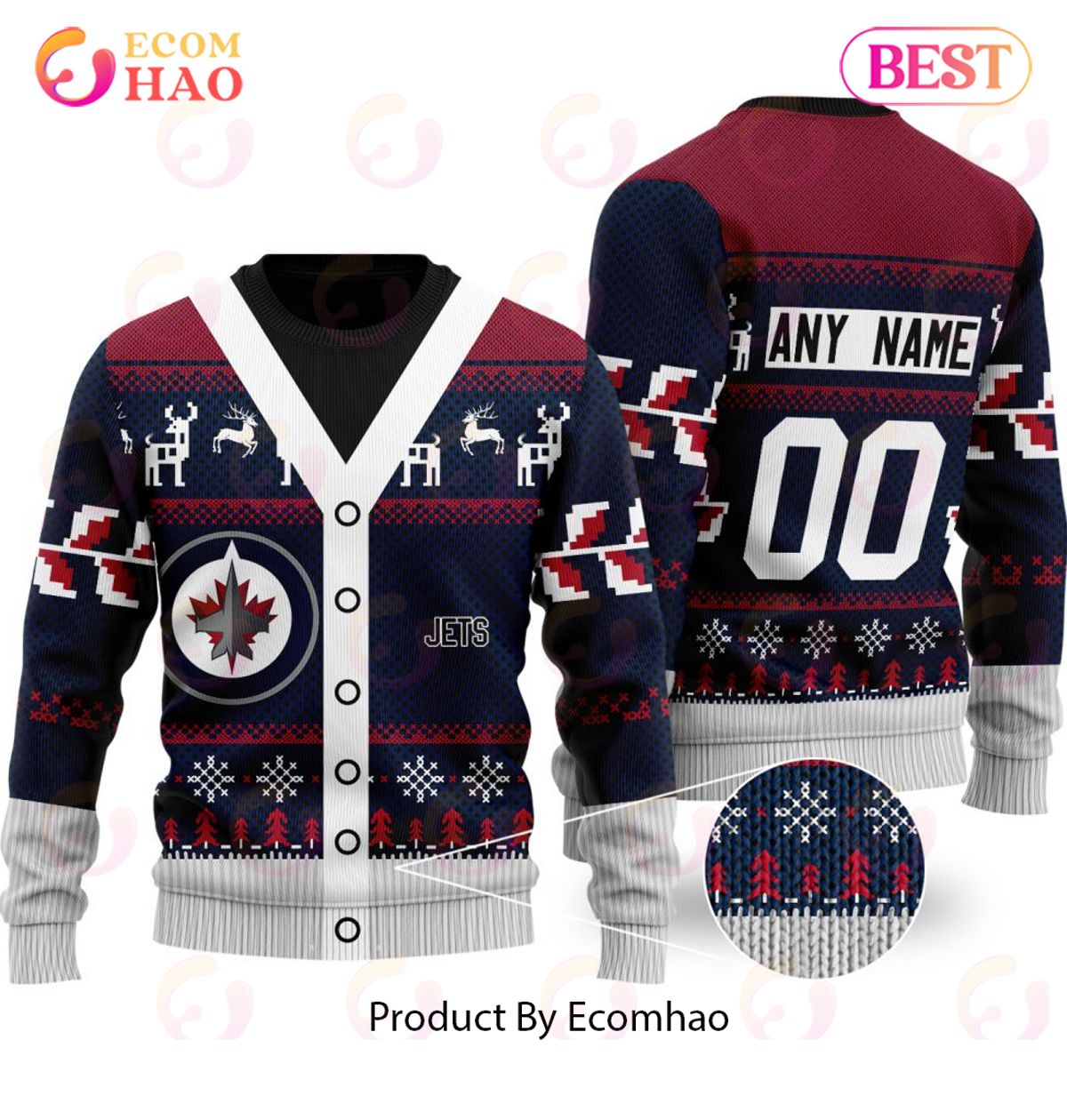 NHL Washington Capitals Specialized Unisex Sweater For Chrismas Season