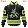 NHL Anaheim Ducks Specialized Unisex Kits With FireFighter Uniforms Color 3D Hoodie