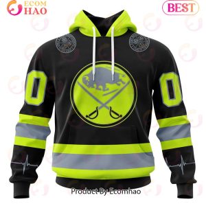 NHL Buffalo Sabres Specialized Unisex Kits With FireFighter Uniforms Color 3D Hoodie