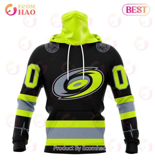 NHL Carolina Hurricanes Specialized Unisex Kits With FireFighter Uniforms Color 3D Hoodie