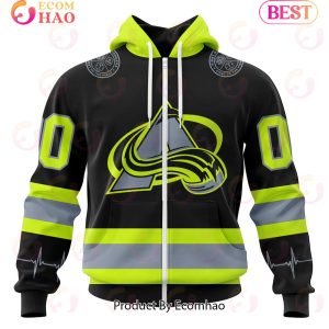 NHL Colorado Avalanche Specialized Unisex Kits With FireFighter Uniforms Color 3D Hoodie