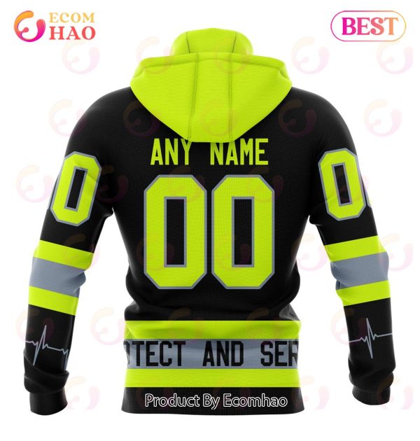 NHL Dallas Stars Specialized Unisex Kits With FireFighter Uniforms Color 3D Hoodie