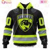 NHL Edmonton Oilers Specialized Unisex Kits With FireFighter Uniforms Color 3D Hoodie