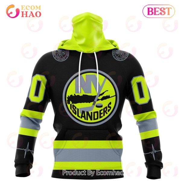 NHL New York Islanders Specialized Unisex Kits With FireFighter Uniforms Color 3D Hoodie