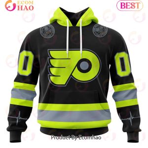 NHL Philadelphia Flyers Specialized Unisex Kits With FireFighter Uniforms Color 3D Hoodie