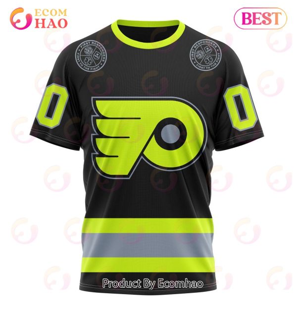 NHL Philadelphia Flyers Specialized Unisex Kits With FireFighter Uniforms Color 3D Hoodie