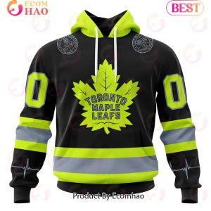 NHL Toronto Maple Leafs Specialized Unisex Kits With FireFighter Uniforms Color 3D Hoodie
