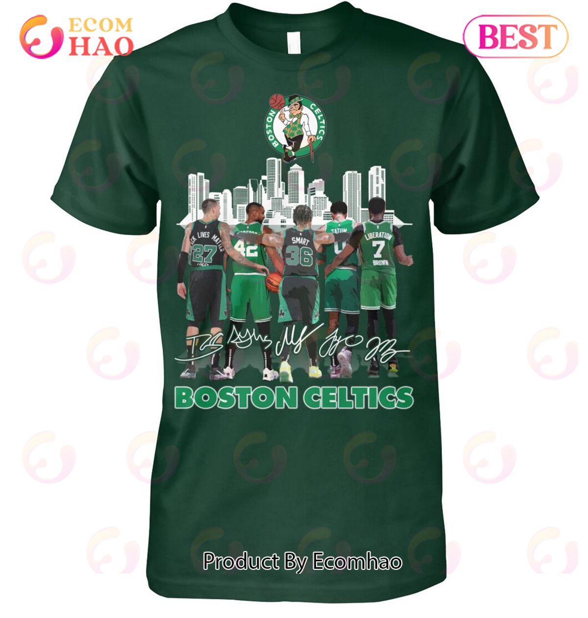 Boston Celtics Back Signature Unisex T-Shirt